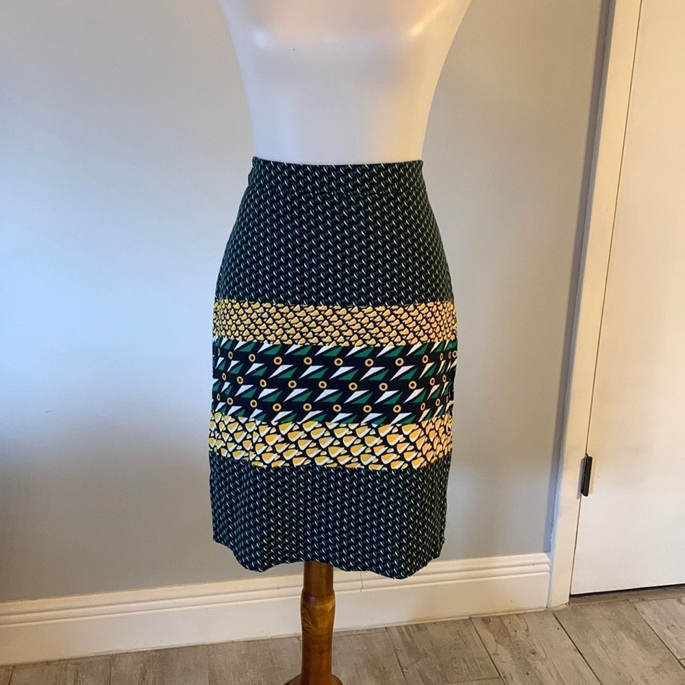 [Adolfo Dominguez] Pattern Skirt - Size 40/8